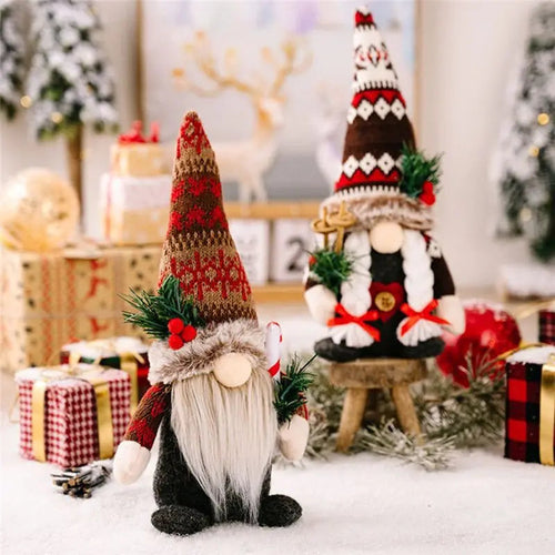 Gnomo di Natale Fatto a Mano – Decorazione Natalizia per Casa e Tavola